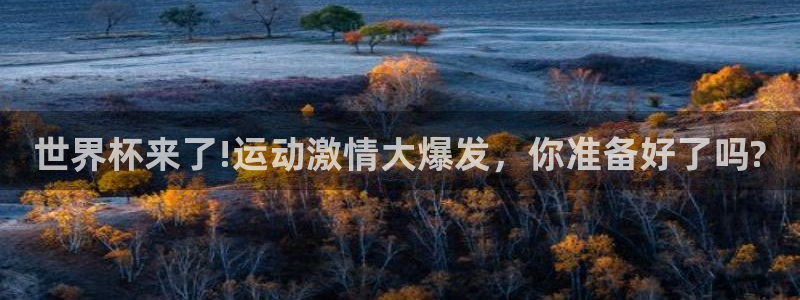 世界杯预选赛赛程时间表：世界杯来了!运动激情大爆发，你准备好了吗?